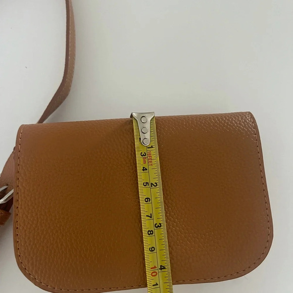 Belted Fanny Pack Belt Bag Tan Size M - Picture 11 of 11